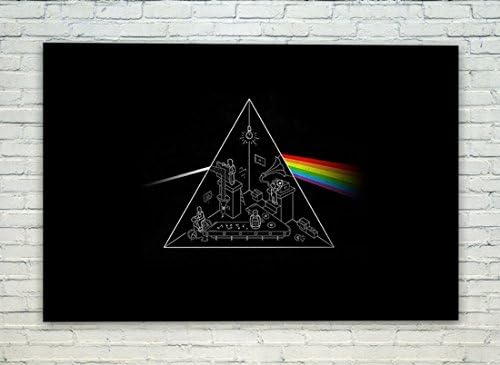 Posterskart Pink Floyd 'Dark Side of The Moon' Art Poster for Room 300 GSM Matte Finish (12 x 18) Inch