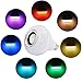 Mabor Smart LED Light Bulb Bluetooth  Speaker RGB 6W E27 Color Changing Lamp with 24 Keys Remote Control