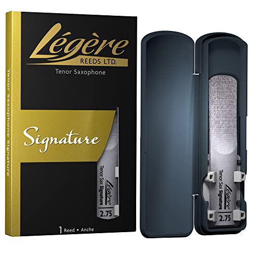 Légère Reeds - Tenorsaxophonblatt, Signature, Blattstärke 2.75 (TSG2.75) - Hochwertiges synthetisches Holzblasrohr
