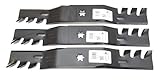 Rotary 12809 PK3 Blades for Cub Cadet 742-04053, 742-04053A, 942-04053-X, 942-04053A, 50" Cut