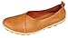Kunsto Women's Leather Loafer Glove Shoes US Size 8 Camel