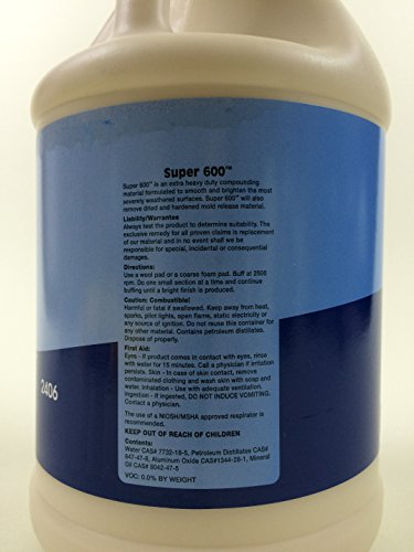 Ardex Marine 600 Heavy Duty Rubbing Compound - For Gelcoat and Painted Surfaces (Gal.)
