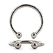 Penis Cock Head Glans Ring with 2 Pressure Joy Balls, Erotic Genital Bondage by Manhood Academy Made in USA (Not Imported) New Firm Sensations Promotes Intense Orgasms 1.18