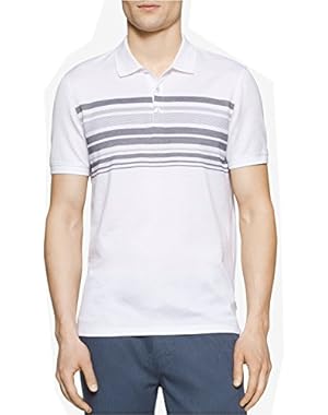 Calvin Klein Men's Slim-Fit Striped Polo