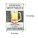 UNIQUELOVER Bar Sign Beer, Everyone Needs Something to Believe in Vintage Retro Tin Signs Kitchen Wall Decor Bar Pub Club Coffee Shop Home Decor Art Posters 12 X 8 Inches / 30 x 20cm