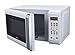 Bella 700-Watt Compact Microwave Oven, 0.7 Cubic Feet, White with Chrome