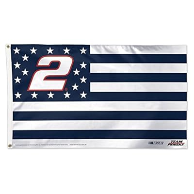Brad Keselowski Stars & Stripes Flag - Deluxe 3' X 5' Foot Nascar