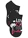 Barbie Doll Girls 6 pack Socks (6-8 Girls (Shoe: 10-4), Black/Multi)