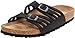 Birkenstock Women's Granada Soft Footbed Sandal,Black Oiled Leather,38 M EU