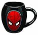 Vandor Marvel Spider-Man Oval Ceramic Soup Coffee Mug Cup, 18 Ounce