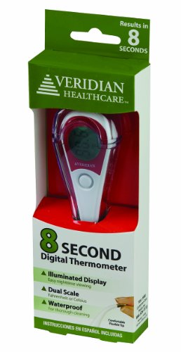 Veridian 08-362 8-second Flex Tip Digital Thermometer