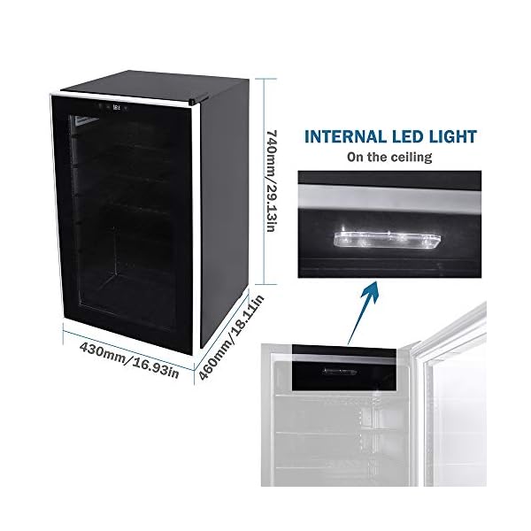 24-Bottles-Wine-Cooler-Compressor-Chiller-Cellar-Freestanding-Single-Zone-Fridge-for-Wines-Champagne-with-Digital-Temperature-Display-and-Double-layered-Glass-Door