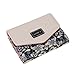 Damara Womens Trifold Allover Faux Lether Small Wallet,Purple