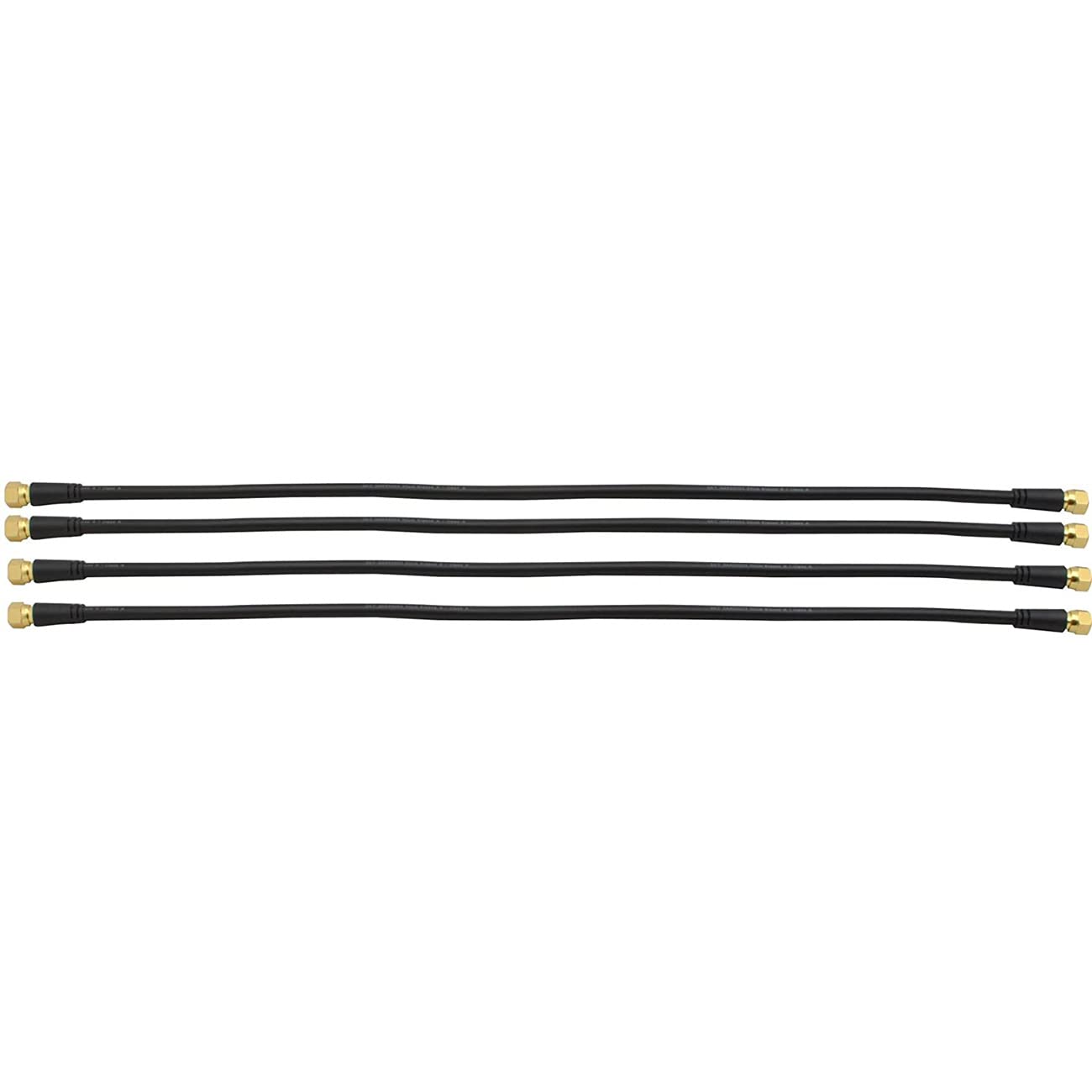 Satix Coaxial Patch Cable with F-Connector 50 cm (Pack of 4)