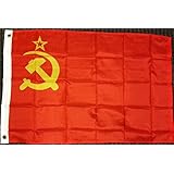 2x3 USSR Flag Soviet Union Russian Communist Party Banner Communism Pennant