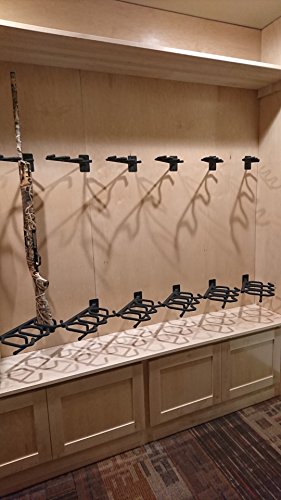 Hold Up Displays - Gun Rack and Rifle Storage Holds 3 Shotguns or Rifles Facing Left for Winchester Remington Ruger Firearms and More - Heavy Duty Steel - Made in USA