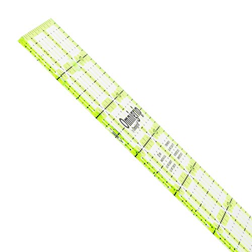 Omnigrid Omnigrip Ruler, 8½" x 24", Clear Pricepulse