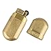 Mini Antique Style Solid Brass Metal Oil Petrol Cigarette Lighter (Brass)