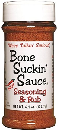 BONE SUCKIN Hot Seasoning and Rub, 5.8 OZ
