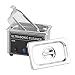 Homgrace Professional Digital Ultrasonic Cleaner with Digital Timer, Sonic Wave Stainless Steel Ultrasonic Cleaner for Jewelry Glasses Dental Washer Cleaning Machine (0.8L)