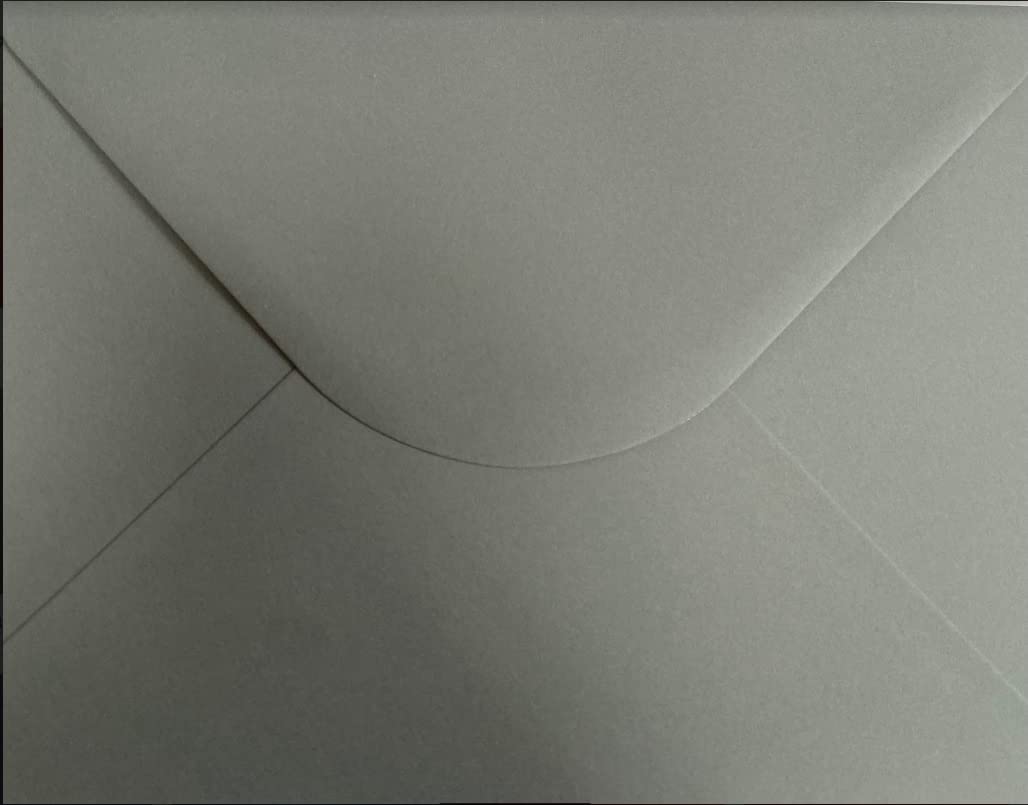 C5 (162mm x 229mm) Coloured Envelopes for Wedding Invitations/Greeting Cards/Crafts- Pack of 60 (Dark Grey)