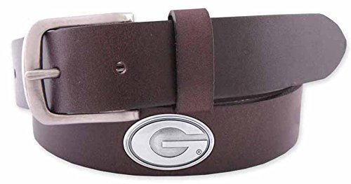 Zeppelin Products Inc. NCAA Georgia Bulldogs Leather Concho Belt