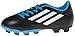 adidas Performance Conquisto Firm-Ground J Soccer Cleat ,Black/White/Solar Blue,4.5 M US Big Kid