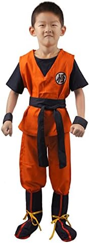 Cscon Boy's Dragon Ball Son Goku Cosplay Costume