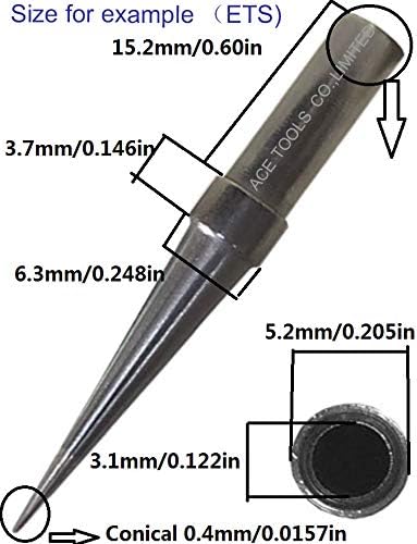 5 Pieces ET Series Soldering Tips ETS ETA ETB ETC ETD Replace for WE1010 WES51 WESD51 PES51 PES50 LR21 LR20 Solder Iron Handle Tip Welding Pencil Nozzle - Image 3