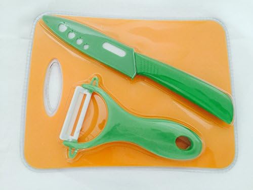 4 in 1 Ceramic Knife with Cutting Mat Set