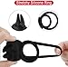 Penis Ring Vibrator with Rabbit Ears Double Ring 7 Vibration Modes for Men, PALOQUETH Rechargeable Vibrating Penis Ring Couples Vibrator for Partner Pleasure, Waterproof Wireless Remote Control