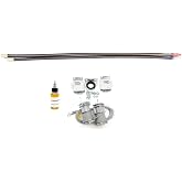 Wayne Dalton Torquemaster Spring - Complete Plus Upgrade - Includes All Parts and Springs / 7 ft high (6'6" - 7'5") / 240-259lbs - Dual Springs (LH &amp; RH)