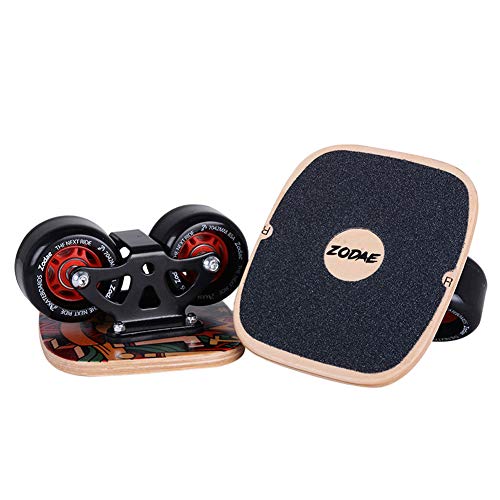 Zodae Portable Roller Road Drift Skates Plate with Cool Maple Deck Anti-Slip Board Split Skateboard with PU Wheels High-end Bearings (Graffiti)