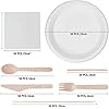 320-Pcs-Disposable-Tableware-Set-Bundle-Biodegradeable-50-Plate-50-Fork-50-Knife-50-Spoon-50-Napkin-50-Skewer-20-Coffee-Stick-Wooden-Microwaveable-Strong-Home-Party-Picnic-Commercial-Use 50 Guests Disposable Tableware Set Bundle Biodegradeable 50 Plate 50 Fork 50 Knife 50 Spoon 50 Napkin 50 Skewer 20…