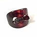 Parcelona French Bow Celluloid Tortoise Shell Ponytail Elastic Hair Tie Ponies Band