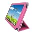 iShoppingdeals - for Trio Stealth 10.1" Tablet (Not for Models G2, G4, HD Elite) PU Leather Folio Cover Case, Hot Pink