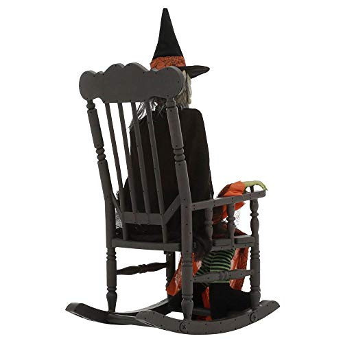 Home Accents Holiday 51 in. Animated Witch in Rocking Chair