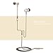 Ectreme Wired Metal in Ear Headphones, Noise Isolating Stereo Bass Earphones with Mic (Gold)