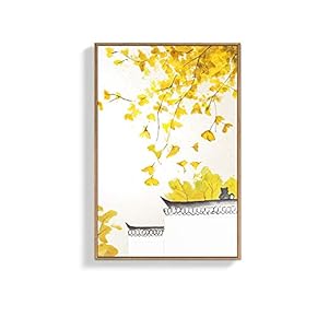 Framed Canvas Wall Art for Living Room, Bedroom Fruits in Fence Canvas Prints for Home Decoration Ready to Hanging - 16x24 inches