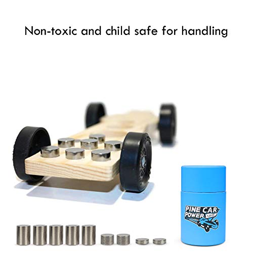 Tungsten Weights for Pinewood Derby Car Kits 3.25oz. 3 Sizes of