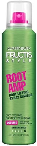 Garnier Fructis Style Full &amp; Plush Root Amp Root Lifting Spray Mousse 5.0 oz. (Pack of 2)