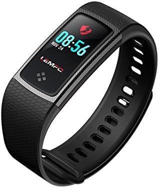 MOSTHINK Carbon Fiber IP67 Smart Wristband, MOSTHINK Activity Fitness Tracker Bracelet Call Reminder Whatsapp Sleep Mornitor Heart Rate Bluetooth for Android &amp; iOS Smart Phones
