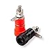 DCFun Insulated Terminal Binding Post Power Speaker Amplifier Banana Plug Jack Socket - 5 Pair