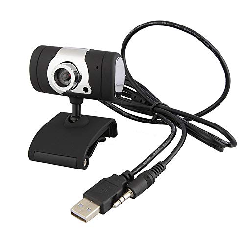 EKUPUZ Full HD Rotatable Webcam Camera Clip On Plug & Play USB Webcam with Built-in Dual Microphone for Computer PC Laptop Desktop for Home and Office