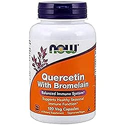Now Foods Quercetin with Bromelain, 120 CT