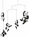 Flensted Mobiles Panda Hanging Nursery Mobile - 20 Inches Cardboard
