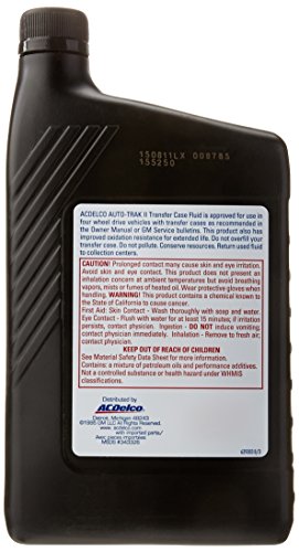 ACDelco 10-4017 Auto-Trak II Transfer Case Fluid - 33.8 oz