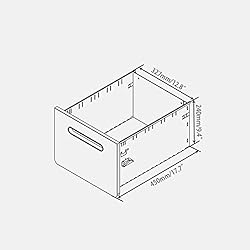 ApexDesk 3-Drawer Vertical Metal Mobile File