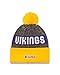 New Era NFL Minnesota Vikings 2016 Youth Reverse Team Color Sport Knit Beanie, One Size, Gold/Gray