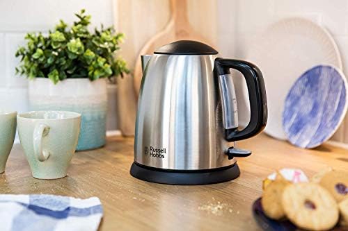 Russell Hobbs Bouilloire Compacte 1L, Ebullition Rapide, Filtre Anti-Calcaire Amovible, Lavable, Niveau d'Eau Visible - 24991-70 Adventure - Cuisine A Vivre Russell Hobbs Bouilloire Compacte 1L, Ebullition Rapide, Filtre Anti-Calcaire Amovible, Lavable, Niveau d'Eau Visible - 24991-70 Adventure
